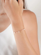 Floating Moissanite Triple Bracelet