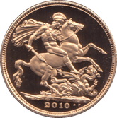 2010 GOLD SOVEREIGN ( PROOF ) - Sovereign - Cambridgeshire Coins