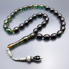 Siyah Renk Süzmesi SIKMA Kehribar Tesbih