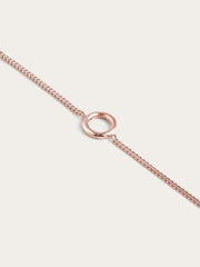 Delicate Curb Chain Charm Bracelet