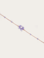 Purple Flower Bracelet