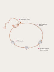 Puffy Heart Reversible Bracelet